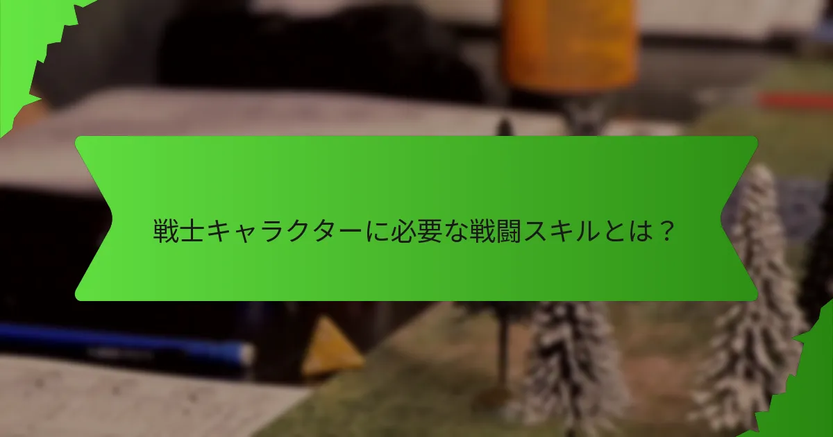 戦士キャラクターシートのリソースはどこにありますか？